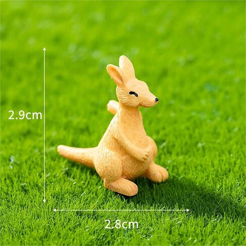Cute Mini Creative Forest Animals, Waving Little Kangaroos Hinge Heads Decorative Topper Set 6PCS, Home Decoration,Magnetic Hinge Head Toppers Door Hinge in Saudi Arabia