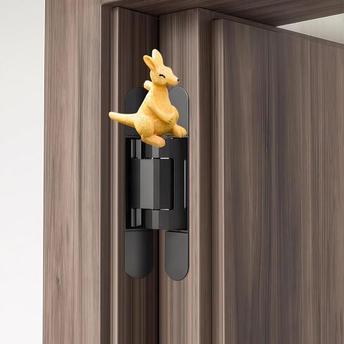 Cute Mini Creative Forest Animals, Waving Little Kangaroos Hinge Heads Decorative Topper Set 6PCS, Home Decoration,Magnetic Hinge Head Toppers Door Hinge in Saudi Arabia