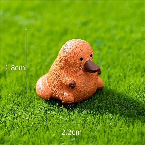 Cute Mini Creative Forest Animals, Sitting Platypus Hinge Heads Decorative Topper Set 6PCS, Home Decoration,Magnetic Hinge Head Toppers Door Hinge in Saudi Arabia
