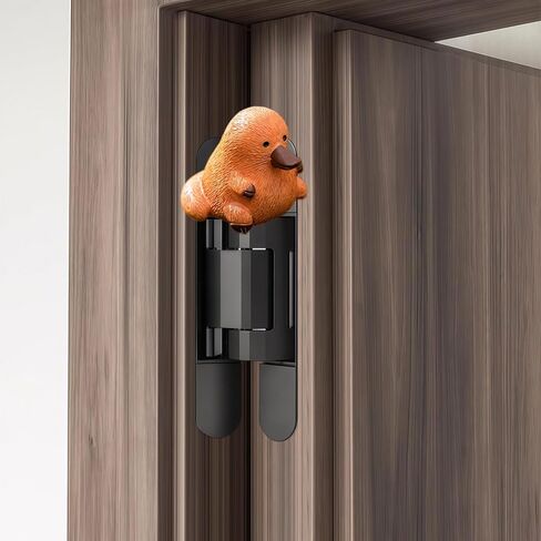Cute Mini Creative Forest Animals, Sitting Platypus Hinge Heads Decorative Topper Set 6PCS, Home Decoration,Magnetic Hinge Head Toppers Door Hinge in Saudi Arabia