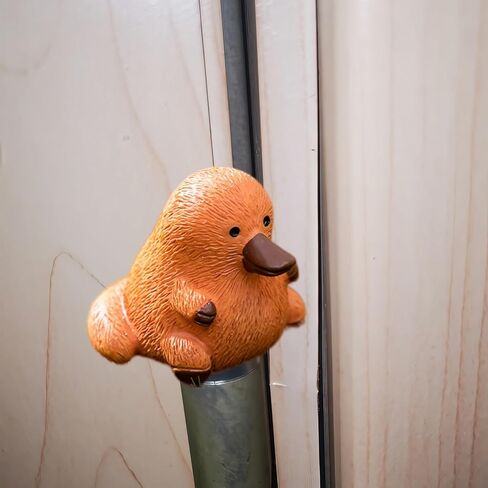 Cute Mini Creative Forest Animals, Sitting Platypus Hinge Heads Decorative Topper Set 6PCS, Home Decoration,Magnetic Hinge Head Toppers Door Hinge in Saudi Arabia