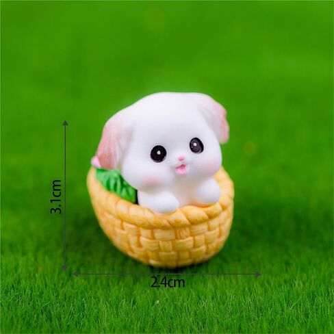 Cute Mini Creative Basket of Puppies Hinge Heads Decorative Topper Set 3PCS, Home Decoration,Magnetic Hinge Head Toppers Door Hinge in Saudi Arabia
