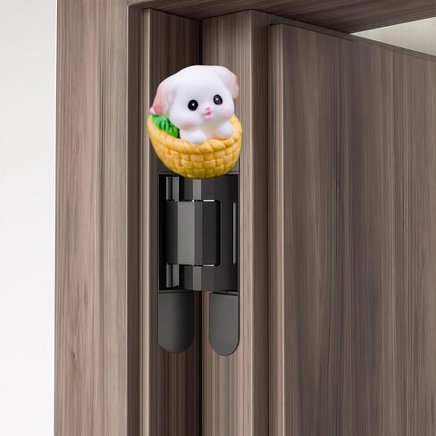 Cute Mini Creative Basket of Puppies Hinge Heads Decorative Topper Set 3PCS, Home Decoration,Magnetic Hinge Head Toppers Door Hinge in Saudi Arabia