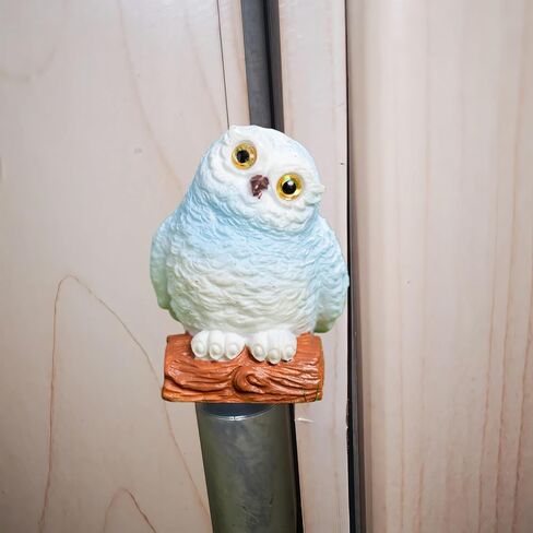 Cute Mini Creative Forest Animals, White Owls Hinge Heads Decorative Topper Set 3PCS, Home Decoration,Magnetic Hinge Head Toppers Door Hinge in Saudi Arabia