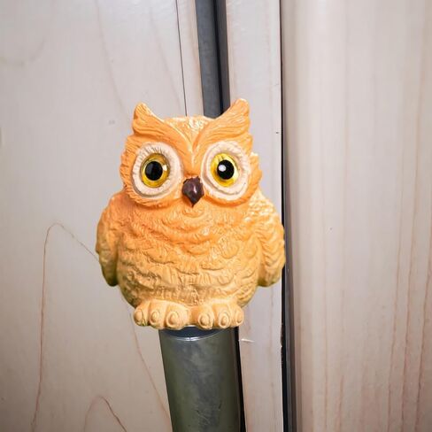 Cute Mini Creative Forest Animals, Standing Owls Hinge Heads Decorative Topper Set 3PCS, Home Decoration,Magnetic Hinge Head Toppers Door Hinge in Saudi Arabia