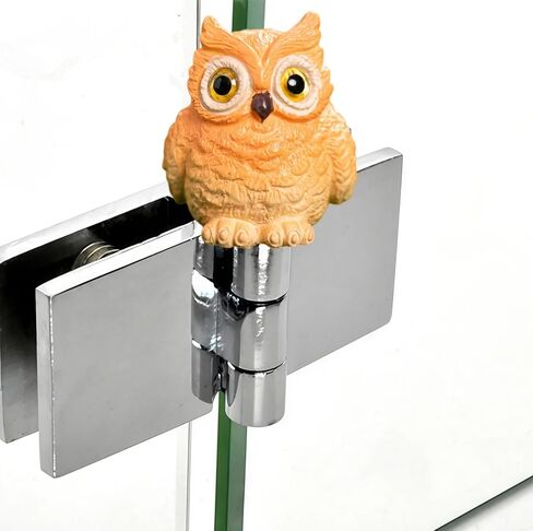 Cute Mini Creative Forest Animals, Standing Owls Hinge Heads Decorative Topper Set 3PCS, Home Decoration,Magnetic Hinge Head Toppers Door Hinge in Saudi Arabia