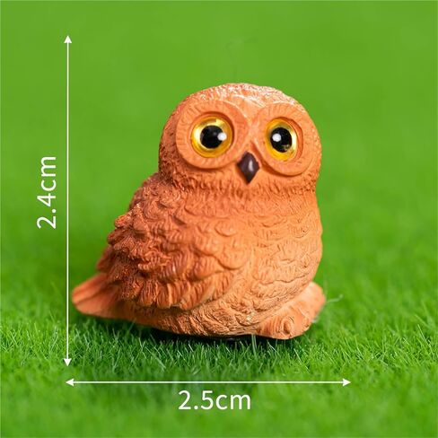 Cute Mini Creative Forest Animals, Sitting Owls Hinge Heads Decorative Topper Set 3PCS, Home Decoration,Magnetic Hinge Head Toppers Door Hinge in Saudi Arabia