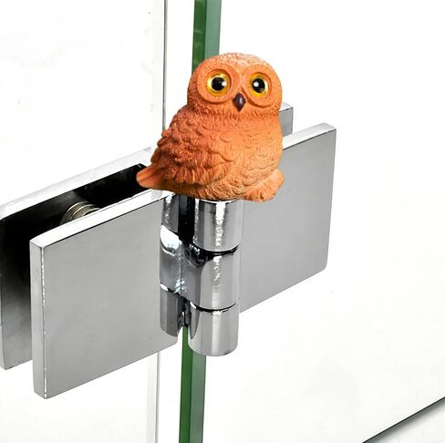 Cute Mini Creative Forest Animals, Sitting Owls Hinge Heads Decorative Topper Set 3PCS, Home Decoration,Magnetic Hinge Head Toppers Door Hinge in Saudi Arabia