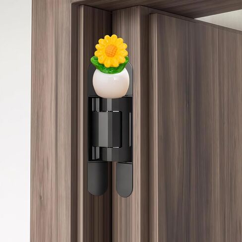 Cute Mini Creative Small Flower Potted Plant, Moss Gardening Flowers Hinge Heads Decorative Topper Set 6PCS, Home Decoration,Magnetic Hinge Head Toppers Door Hinge in Saudi Arabia