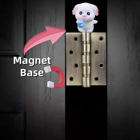 Cute Mini Creative The Little Dog Watering The Flowers Hinge Heads Decorative Topper Set 3PCS, Home Decoration,Magnetic Hinge Head Toppers Door Hinge in Saudi Arabia