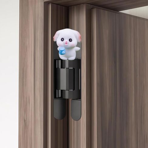 Cute Mini Creative The Little Dog Watering The Flowers Hinge Heads Decorative Topper Set 3PCS, Home Decoration,Magnetic Hinge Head Toppers Door Hinge in Saudi Arabia