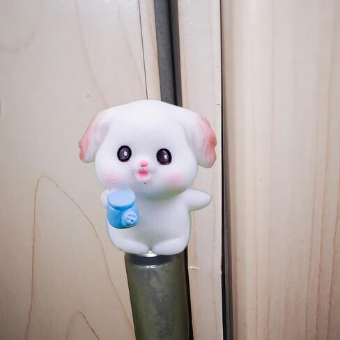 Cute Mini Creative The Little Dog Watering The Flowers Hinge Heads Decorative Topper Set 3PCS, Home Decoration,Magnetic Hinge Head Toppers Door Hinge in Saudi Arabia