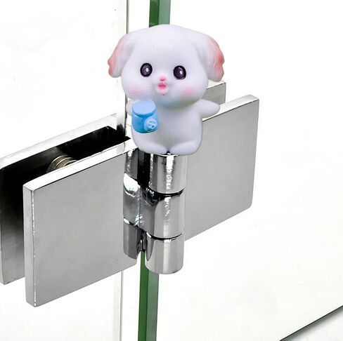 Cute Mini Creative The Little Dog Watering The Flowers Hinge Heads Decorative Topper Set 3PCS, Home Decoration,Magnetic Hinge Head Toppers Door Hinge in Saudi Arabia