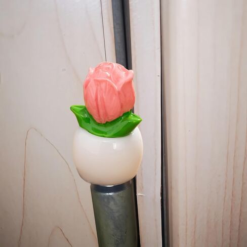 Cute Mini Creative Small Flower Potted Plant, Tulip Hinge Heads Decorative Topper Set 6PCS, Home Decoration,Magnetic Hinge Head Toppers Door Hinge in Saudi Arabia