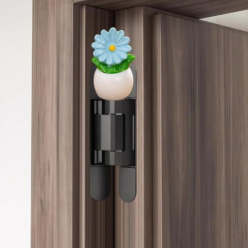 Cute Mini Creative Small Flower Potted Plant, Small Daisy Hinge Heads Decorative Topper Set 6PCS, Home Decoration,Magnetic Hinge Head Toppers Door Hinge in Saudi Arabia