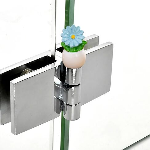 Cute Mini Creative Small Flower Potted Plant, Small Daisy Hinge Heads Decorative Topper Set 6PCS, Home Decoration,Magnetic Hinge Head Toppers Door Hinge in Saudi Arabia