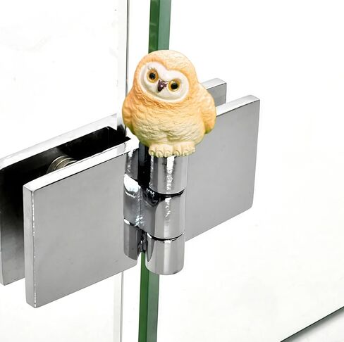 Cute Mini Creative Forest Animals, Owl Babies Hinge Heads Decorative Topper Set 3PCS, Home Decoration,Magnetic Hinge Head Toppers Door Hinge in Saudi Arabia