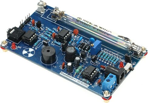 Shkalacar Assembled Geiger Counter Kit, Assembled Radiation Detector System, DIY Miller Tube Tube Nuclear Radiation Experimental Module Detector Geiger Counter Kit Module in Saudi Arabia