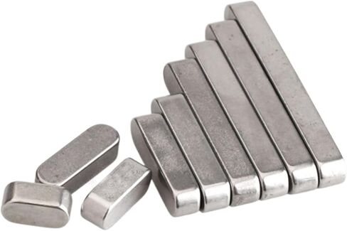 Parallel Drive Shaft Keys,Round Ended Feather Key, Round Ended Feather Key Drive Shaft Parallel Keysteel A2 Stainless Steel M3(M3x3x14) in Kuwait