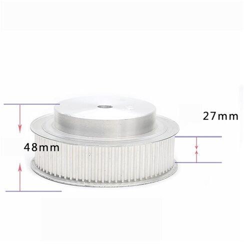 Timing Belt Drive Pulley 1pcs Pulley 5M 85T Width 21/27mm Wheel Rough Hole 14mm Aluminum Material(Width 27mm) in Saudi Arabia