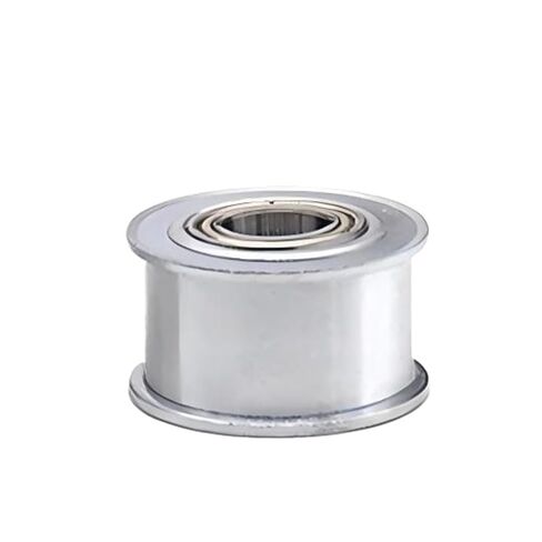 Timing Belt Drive Pulley Timing Idler Pulley Aluminum Alloy 5M28T 16/21/27mm Width Bearing Gear Without Teeth(AF16 Bore 15) in Saudi Arabia
