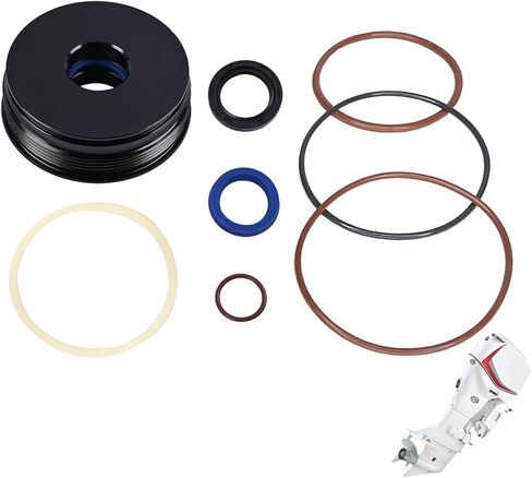 5008985 Trim Piston Repair Seal Kit Compatible with Evinrude 75-130HP ETEC 2004-2012 Trim Cylinder Seals Kit 5008773 5008917 in Saudi Arabia