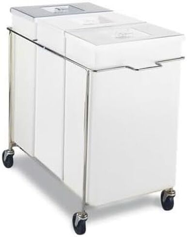 White Poly Cover For 3-Compartment Tank Bin, 15-1/4x9-5/8x1 in Saudi Arabia