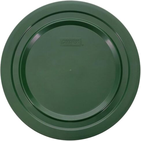 Pyrex 7404-PC 4.5-Quart Thyme Green Food Storage Replacement Lid (4-Pack) - Made in USA in Saudi Arabia