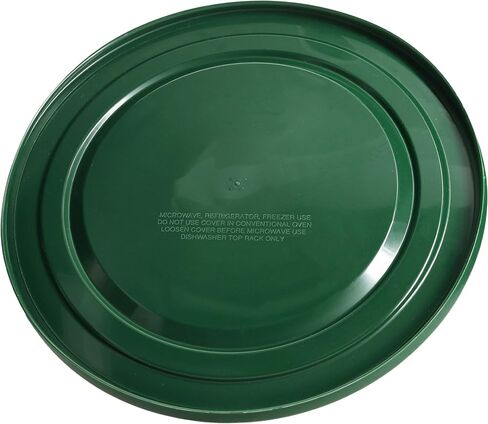 Pyrex 7404-PC 4.5-Quart Thyme Green Food Storage Replacement Lid (4-Pack) - Made in USA in Saudi Arabia