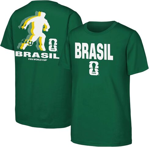 FIFA World Cup 2026 Kids Youth 8-20 Official Country Wordmark Graphic T-Shirt in Saudi Arabia