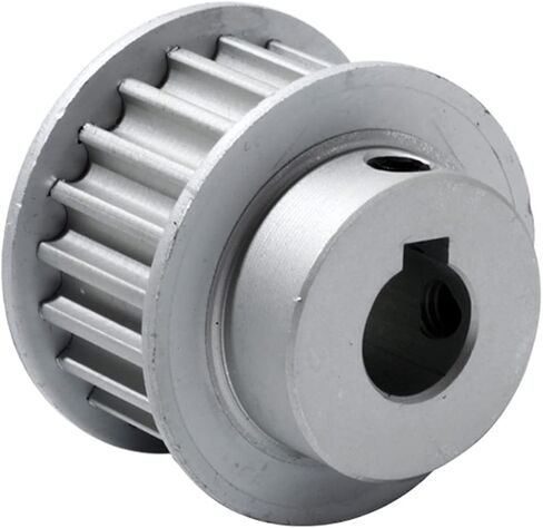 Zyaobei-Timing Pulley Timing Pulley HTD5M-20T with Keyway Transmission Pulley 16mm Belt Width 8/10/12/12.7/14/15mm Bore 5M 20Teeth Gear Belt Pulley, Used widely in Saudi Arabia