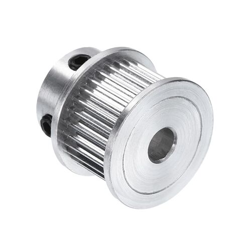 uxcell 6pcs GT-2 30T Pulley Synchronous Wheel 5mm Bore, Aluminum Timing Pulley 30 Teeth, Fit Width 10mm Timing Belt for 3D Printer CNC Machine (with A Wrench) in Saudi Arabia