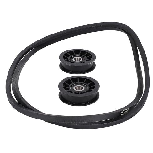 V Idler Pulley Flat Idler Pulley Kit with Drive Belt 756-05024 756-05032 Replacement for Cub Cadet XT1-GT 50 XT1-GT54 FAB XT1-LT42 XT1-LT46 in Saudi Arabia