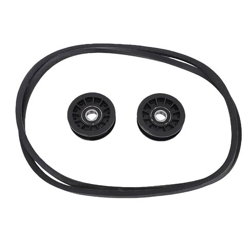 V Idler Pulley Flat Idler Pulley Kit with Drive Belt 756-05024 756-05032 Replacement for Cub Cadet XT1-GT 50 XT1-GT54 FAB XT1-LT42 XT1-LT46 in Saudi Arabia