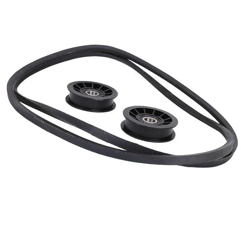 V Idler Pulley Flat Idler Pulley Kit with Drive Belt 756-05024 756-05032 Replacement for Cub Cadet XT1-GT 50 XT1-GT54 FAB XT1-LT42 XT1-LT46 in Saudi Arabia