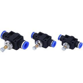 Pneumatic components LSA throttle valve 4/6/8/10/12 trachea quick connector pipeline type quick adjustment restrictor valve(4-4) in Kuwait