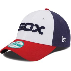 قبعة New Era MLB Chicago White Sox Alt The League 9FORTY قابلة للتعديل، مقاس واحد، أبيض in Kuwait