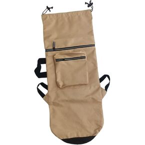 pistro Skateboard Carry Case Storage Backpack Water Resistant with Handle Shoulder Bag Organizer for Skate Enthusiasts Traveling- Khaki Longboard in Kuwait