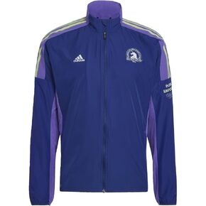 ADIDAS MEN’S BOSTON MARATHON 2022 WINDBREAKER JACKET, VICTORY BLUE, XL in Saudi Arabia