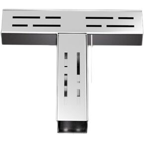 Kitchen Stainless Steel Channel Drain Kit, Length 39.4in Terrace Metal Grate Drainage Trench, U-Shaped Small Floor Drainage System for Courtyard((9.4X4.5) X1.4X1.2IN) (Si in Kuwait