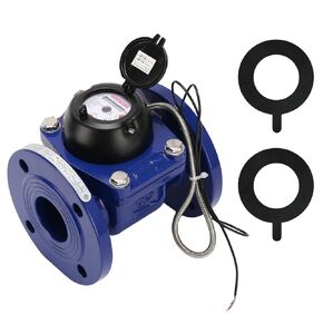2.5" Woltmann Helix Water Meter, Pulse Output, Epoxy-Coated Cast Iron, Accuracy Class B, Resistant Seals, Cubic Meter, Non-Potable Use in Kuwait
