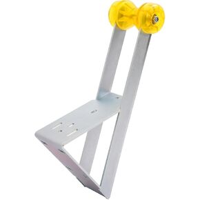 Suitable for Universal Winch Stand for 2" & 3" Winch Posts - Durable Galvanized Steel with Roller End Caps & Rubber Coating - Silvery Yellow Finish in Saudi Arabia