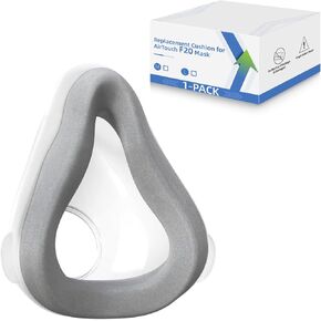 Replacement Cushion for AirTouch F20, Memory Foam Cushion Compatible with Original F20 Frame, Reliable Seal & Perfect Fit, Covers Nose and Mouth, 1-Pack, Large in Kuwait