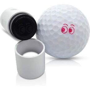 علامة ختم كرة الجولف للعيون - أحمر in Kuwait