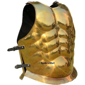 بحري مارت النحاس العتيقة في العصور الوسطى الرومانية اليونانية العضلات درع Cuirass ث / حزام المئزر in Kuwait