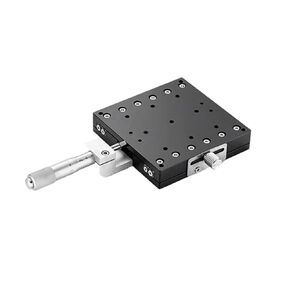 X-axis 90x90mm منصة الضبط الدقيق شريحة تعديل المحمل الخطي اليدوي X90-L X90-C X90-R Cross Rail(X90-L) in Kuwait