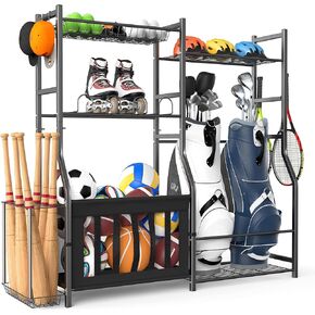 حامل حقائب الجولف من توراك مع مساحة تخزين للكرة، ومنظم للمعدات الرياضية للجراج ذو سعة كبيرة، وتخزين الألعاب في الأماكن المغلقة in Kuwait