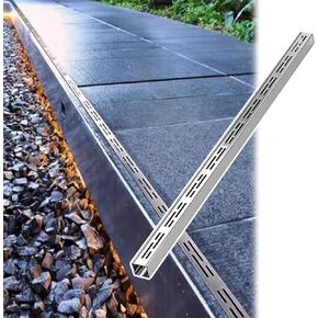 Metal Trench Guard for Driveways, Rustproof Channel Drain for Outdoor Yards Gardens Park Kitchen Bathroom, 1 M Length Stainless Steel Drainage Systems(5x5cm) in Kuwait