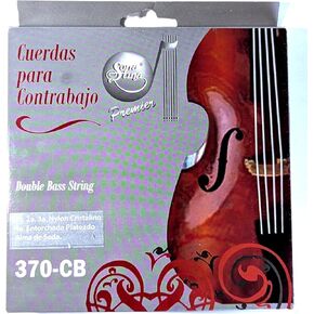 سوناتينا بريمير كونتراباجو من النايلون الشفاف/الفضي، باس مزدوج، أوتار تولولوش (مجموعة كاملة، 4 أوتار) مجموعة Cuerdas كاملة in Kuwait