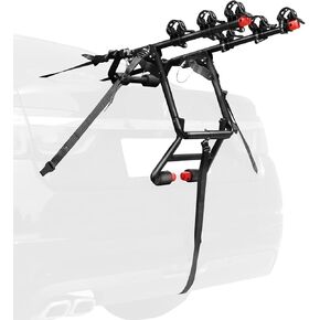 FORWODE Premium 3 Bikes Trunk Mount Rack Bicycle Carrier, Compact Folding Portable Adjustable Bike Rack for Car, SUV, Hatchback, Black in Kuwait